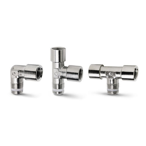 Raccord hydraulique - S2000 series - CAMOZZI AUTOMATION - pour air comprimé / à visser / coudé