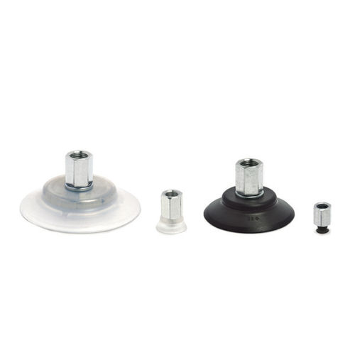 Ventouse ronde - VTCF series - CAMOZZI AUTOMATION - plate / en NBR / en silicone