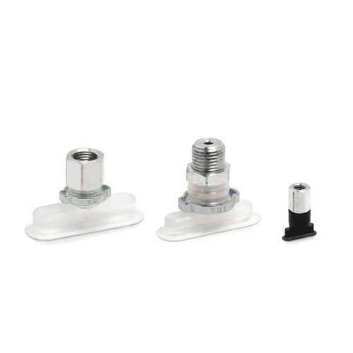 Ventouse plate - VTOF series - CAMOZZI AUTOMATION - ovale / en caoutchouc / en silicone
