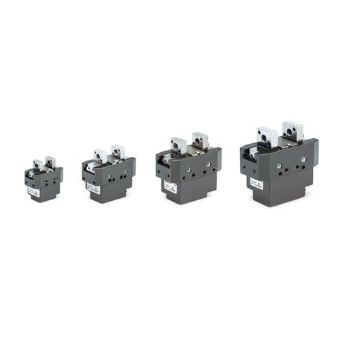 Pince de préhension pneumatique - CGSP series - CAMOZZI AUTOMATION - parallèle / à 2 mâchoires / compacte
