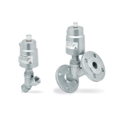 Vanne à siège incliné - ASX series - CAMOZZI AUTOMATION - à piston / pneumatique / de contrôle