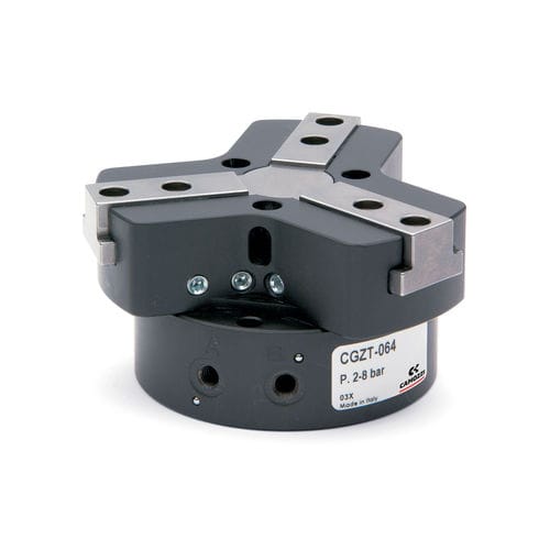 Pince de préhension pneumatique - CGZT series - CAMOZZI AUTOMATION - concentrique / à 3 mâchoires / de manutention