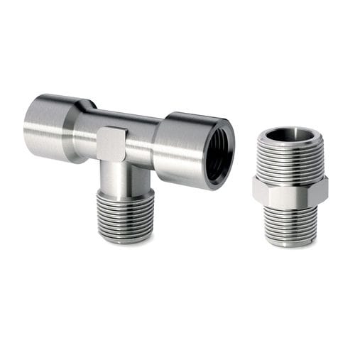 Raccord pneumatique - X2000 - CAMOZZI AUTOMATION - à visser / en T / coudé à 90°