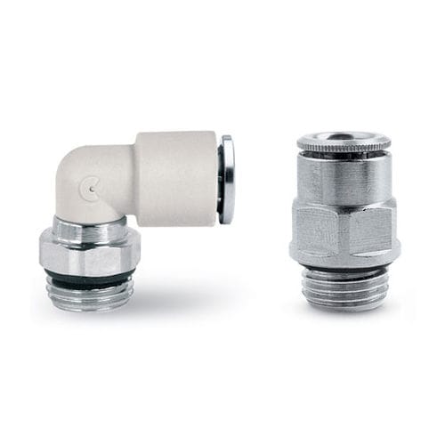 Raccord hydraulique - 7000 FLUIDICS  - CAMOZZI AUTOMATION - push-in / coudé / en technopolymère