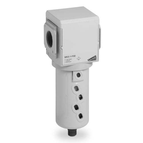 Filtre à air comprimé - MX series - CAMOZZI AUTOMATION - à cartouche / aluminium / à raccord à baïonnette