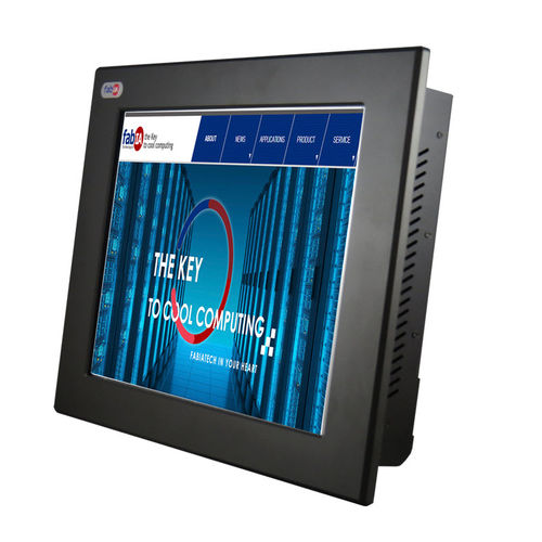 Panel PC TFT LCD - FP8153T - FabiaTech - rétroéclairage à LED / tactile / 15"