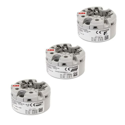 Transmetteur de température en tête de sonde - TTH300 - ABB Measurement & Analytics - RTD / thermocouple / 3 fils