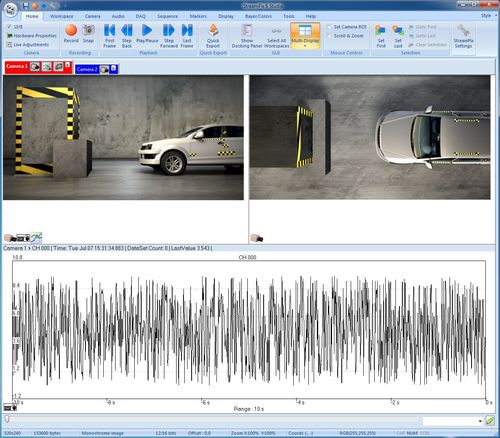 Logiciel de supervision - StreamPix 8 - EHD imaging - de mouvement 3D / de traitement d'images / de diagnostic