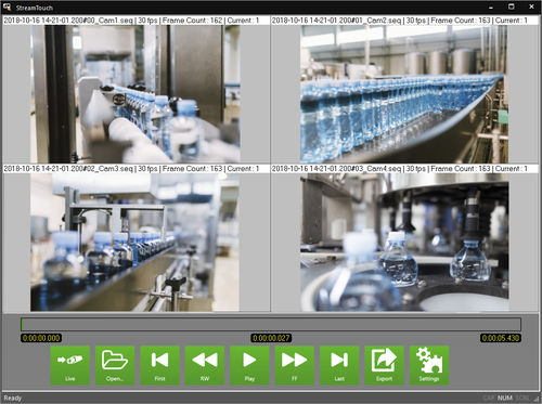 Logiciel de supervision - StreamTouch - EHD imaging - de machine / automatisé / Windows