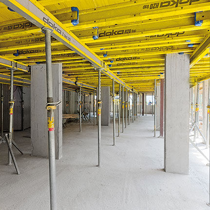 Coffrage de dalles - Dokaflex 30 tec - DOKA - en plastique / en bois / grande surface