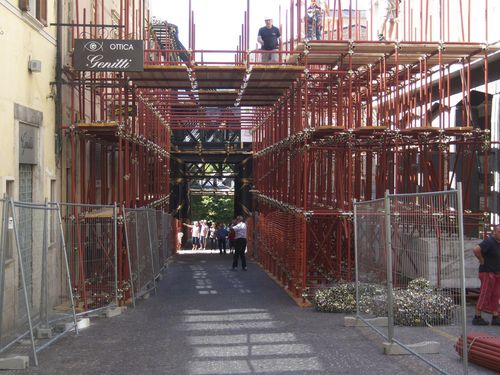 Échafaudage fixe - T&C - PILOSIO - de façade / modulaire