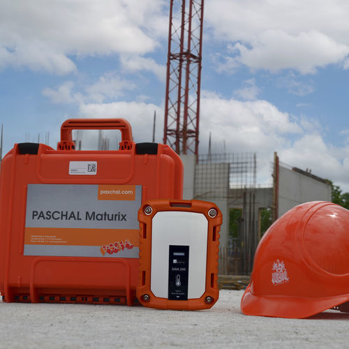Système de surveillance du bétonnage - Maturix - PASCHAL-Werk G. Maier GmbH - de température / portable / en temps réel