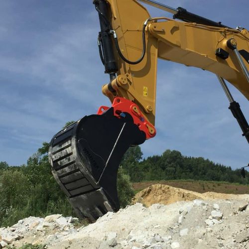 Système d'attache rapide pour pelle hydraulique - W-Lock - WIMMER Hartstahl GmbH & Co KG