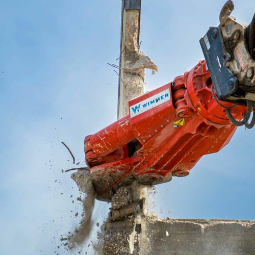 Cisaille de démolition hydraulique - Topcut - WIMMER Hartstahl GmbH & Co KG - pour excavatrice / pour béton