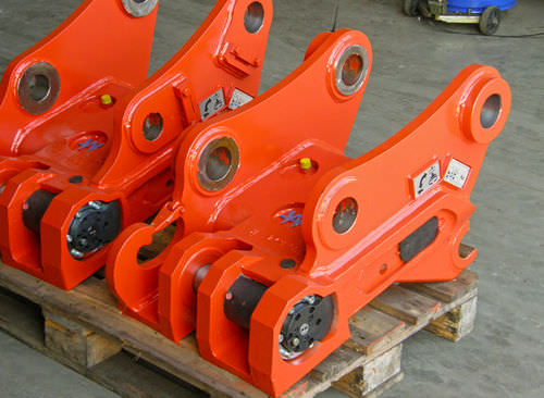 Système d'attache rapide pour pelle hydraulique - A-Lock Compact - WIMMER Hartstahl GmbH & Co KG