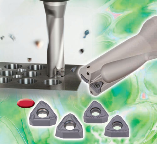 Foret à plaquettes indexables - TUNGSIX-DRILL series - TUNGALOY - multiusage / en carbure / 1 lèvre