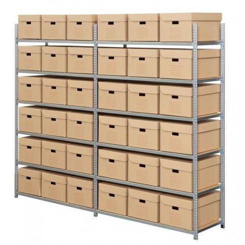 Rayonnage pour entrepôt de stockage - max. 200 kg - duwic - pour charges moyennes / pour archives / galvanisé