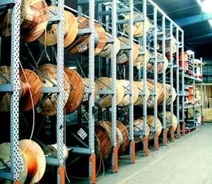 Rayonnage cantilever - 500 - 1 200 kg - duwic - pour touret