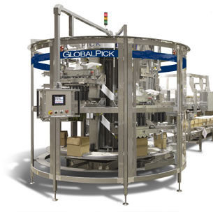 Encaisseuse / décaisseuse automatique - max. 65 p/min | GlobalPick - Hartness - pour bouteilles