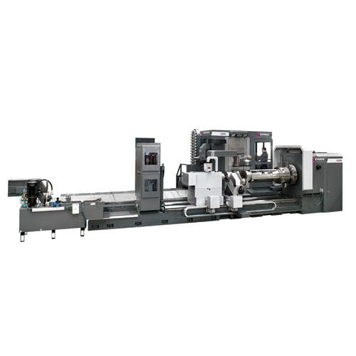 Tour CNC - GM9 - GEMINIS LATHES, S.A - horizontal / pour perçage de trou profond / fraisage