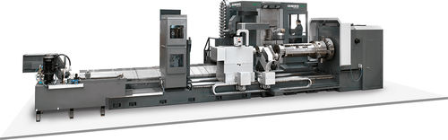Tour CNC - GM7 - GEMINIS LATHES, S.A - horizontal / pour perçage de trou profond / de précision