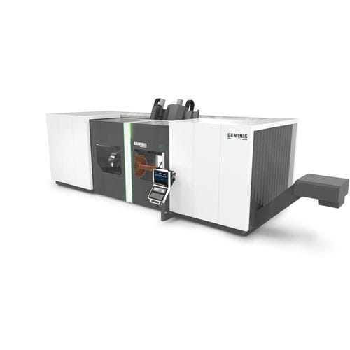 Tour CNC - GR7-5P - GEMINIS LATHES, S.A - horizontal / avec portique de chargement