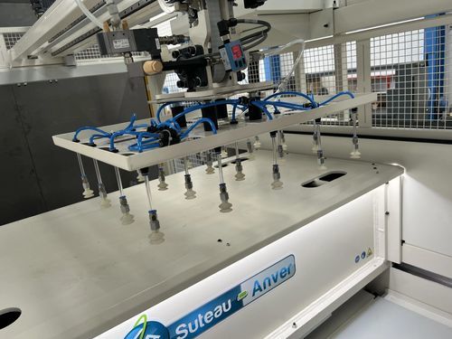 Empileuse d'alimentation - Suteau-Anver - pour ventouses / pour convoyeur / pour palettes