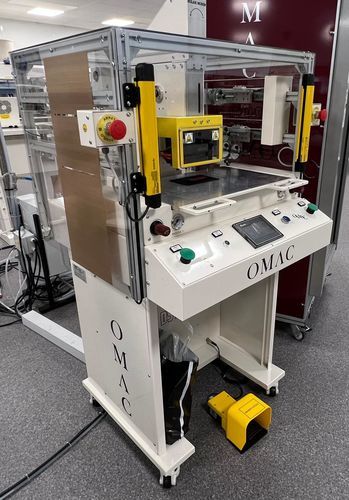 Machine de dorure à chaud manuelle - OMAC 993 DS T4 PRO - Suteau-Anver - pour cuir