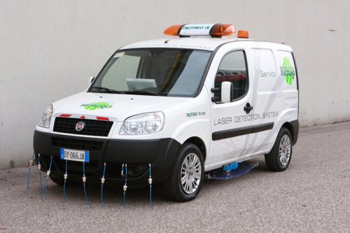 Détecteur de fuites de méthane - Protheo - Huberg - à infrarouges / mobile / monté sur véhicule