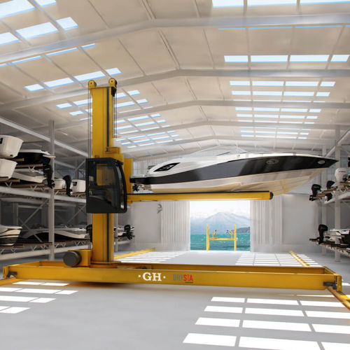 Portique au sol - GH Cranes & Components - sur rail / pour applications marines / de déchargement de navire
