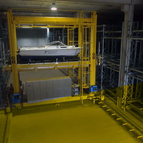 Portique sur rail - GH Cranes & Components - pour applications marines / de déchargement de navire / électrique