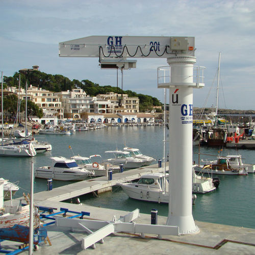 Potence portuaire - GPLP - GH Cranes & Components - sur colonne / 360° / de levage