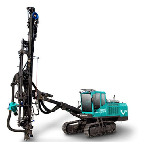 Foreuse de trous de dynamitage - ECD40E - Everdigm - sur chenilles / top hammer / hydraulique