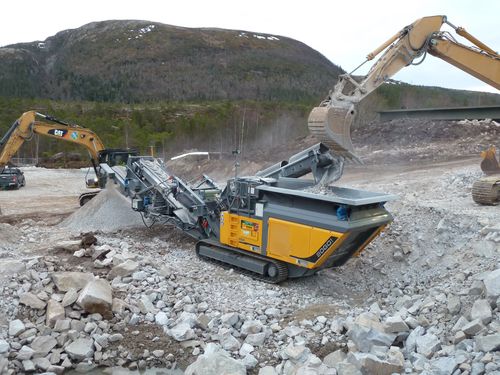 Concasseur à percussion - RM 90GO! - RUBBLE MASTER HMH - mobile / à moteur diesel / compact
