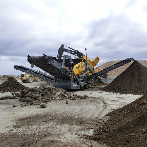 Crible pour l'industrie - RM HS5000M - RUBBLE MASTER HMH - pour le recyclage / mobile / pour produits en vrac
