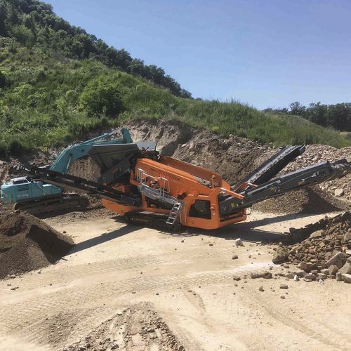 Crible scalpeur pour le recyclage - RSS514 - Rockster Austria International GmbH - mobile / pour produits en vrac / à double étage