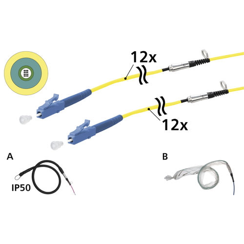 Assemblage de câble à fibre optique - 152U129JJ5100G - METZ CONNECT
