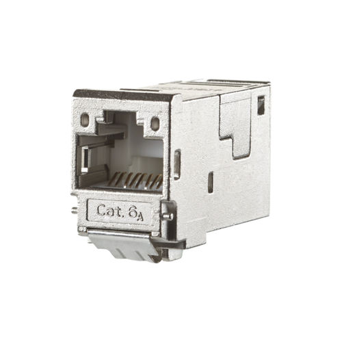 Connecteur de données - E-DAT modul - METZ CONNECT - RJ45 / femelle / en zinc moulé sous pression