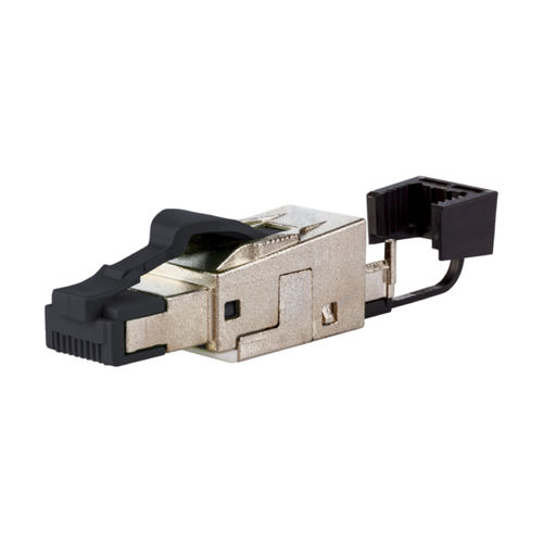 Connecteur de données - C6A RJ45 - METZ CONNECT - RJ45 / droit / à usage industriel