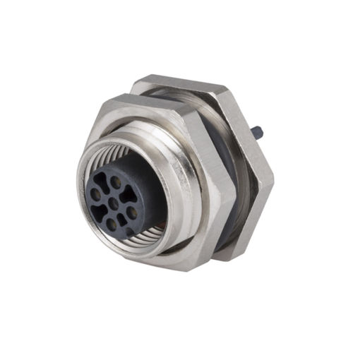 Connecteur de données - MMT371A715 - METZ CONNECT - hexagonal / femelle / M12 codé A