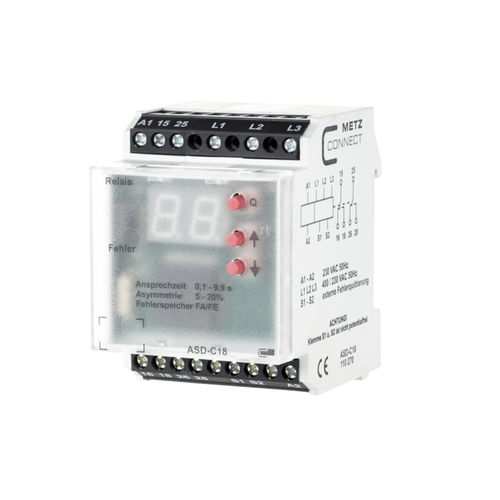 Relais de surveillance de sous-tension - ASD-C18 - METZ CONNECT - de surtension / de phase / triphasé