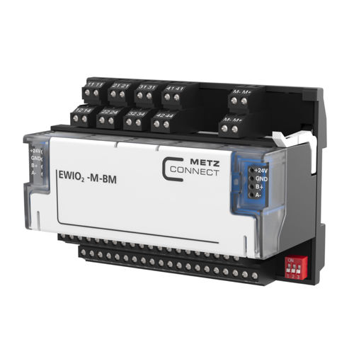 Enregistreur de données d'énergie - EWIO2-M-BM M-Bus / BACnet / Modbus - METZ CONNECT - pour M-bus / ethernet / Modbus