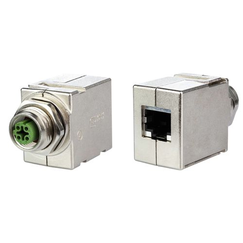 Adaptateur électrique pour armoire électrique - MWN811A115 - METZ CONNECT - femelle / RJ45 / en zinc moulé sous pression