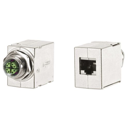 Adaptateur électrique pour armoire électrique - MWN811A415 - METZ CONNECT - femelle / RJ45 / en zinc moulé sous pression