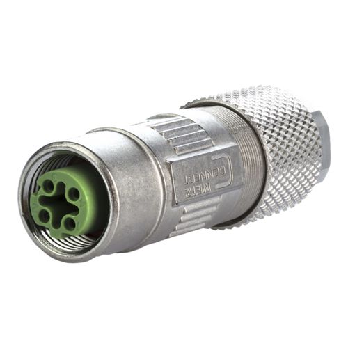 Connecteur de données -  MMF881A115 - METZ CONNECT - femelle / M12 codé D / 4 pôles