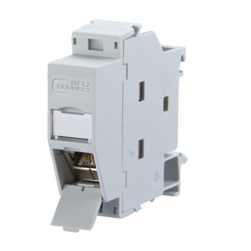 Connecteur de données - 1309A17003-E - METZ CONNECT - RJ45 / Ethernet / pour rail DIN