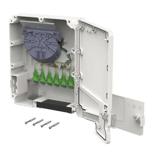 Répartiteur de fibre optique - 15036C97612-E - METZ CONNECT - IP54
