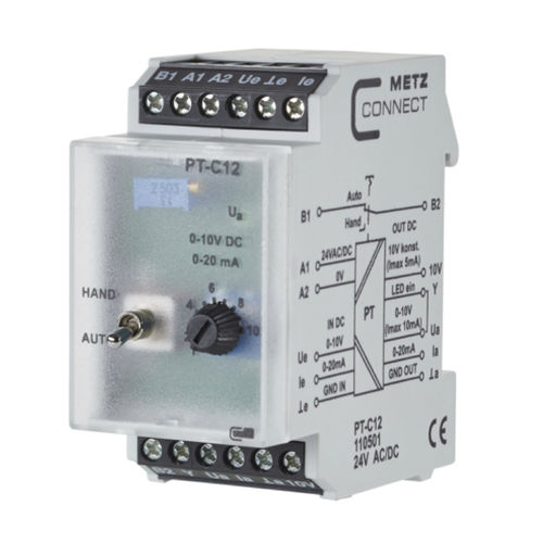 Convertisseur de signal analogique - PT-C12 24 V - METZ CONNECT