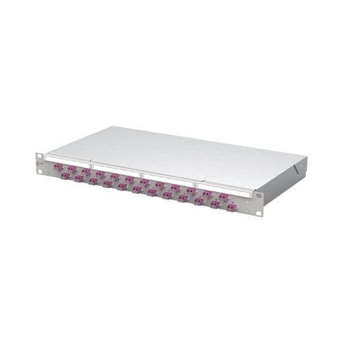 Panneau de brassage 19" - 1504507524-E - METZ CONNECT - de fibre optique / OM4