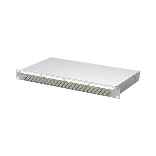 Panneau de brassage 19" - 150450F224-E - METZ CONNECT - de fibre optique / OS2